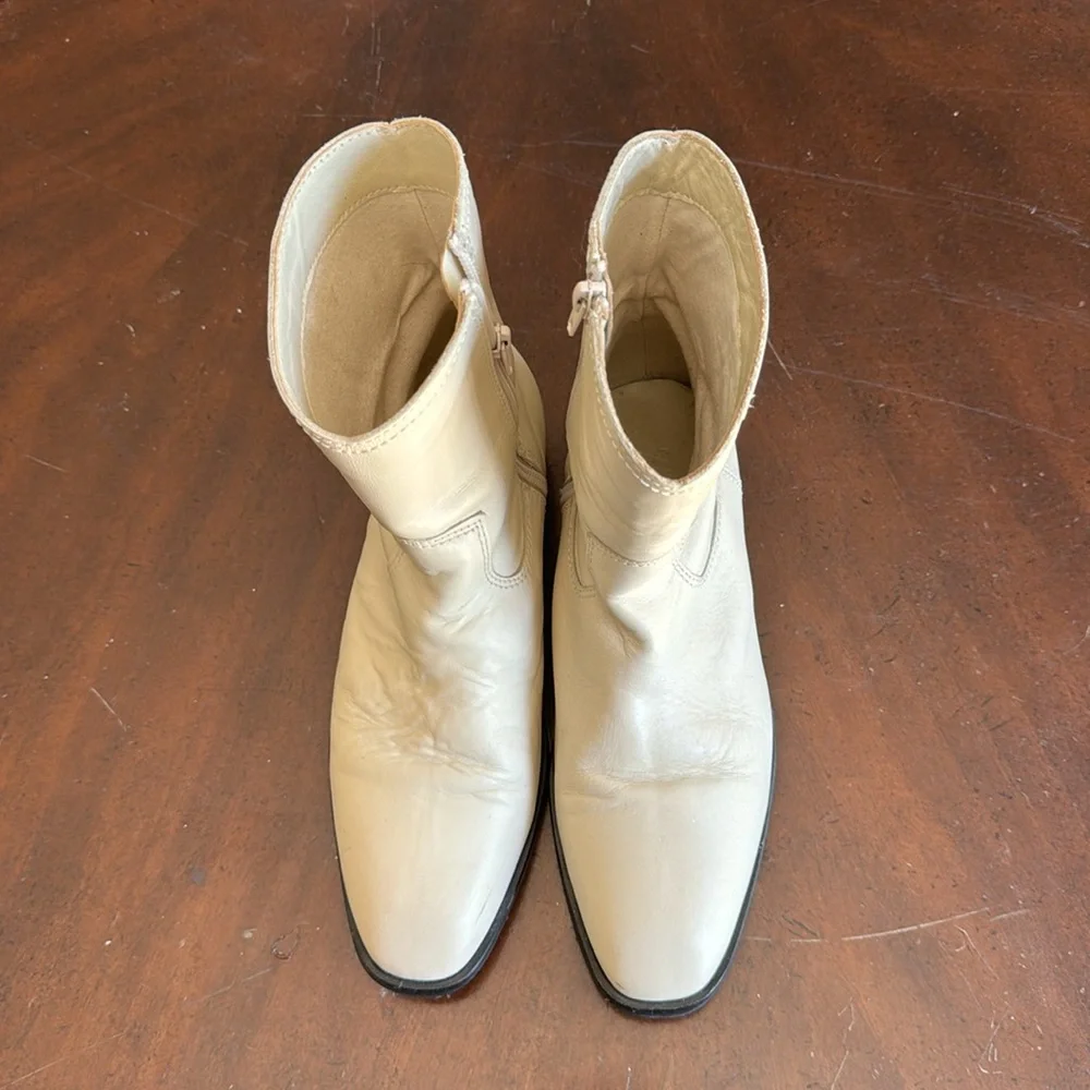 ZARA LIMITED EDITION KIDS/ LEATHER COWBOY ANKLE BOOTS